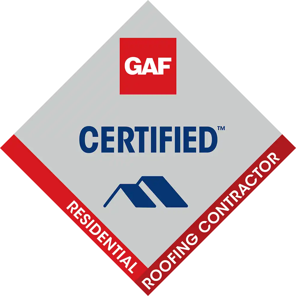 GAF Certified Residential Roofing Contractor badge