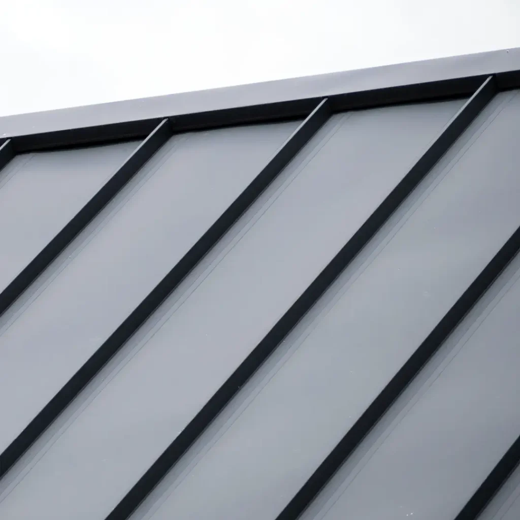 Standing seam commercial metal roofing